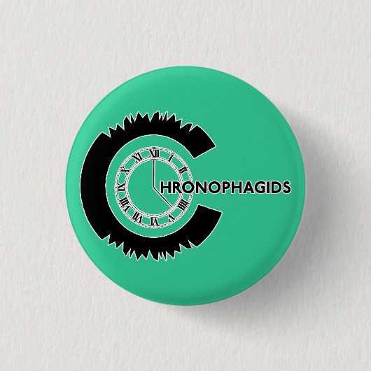 Chronophagids 缶バッジ (正面)