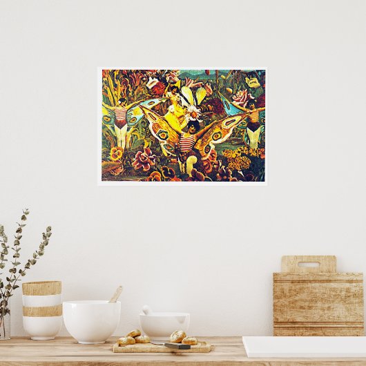 Chrysalis and Butterfly – ポスター (キッチン)