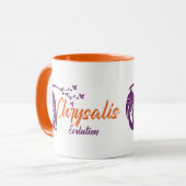 Chrysalis Mugデュアルカラーデュアルロゴ#1 マグカップ (正面左)