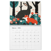 Chrysanthemum カレンダー (2月 2026)