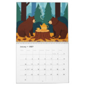 Chrysanthemum カレンダー (1月 2027)