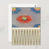 Chrysanthemum illustration. Japanese Patterns ポストカード (正面/裏面)