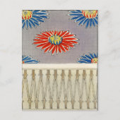 Chrysanthemum illustration. Japanese Patterns  ポストカード (正面)