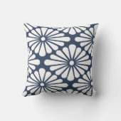 Chrysanthemum [indigo] - Japanese Pattern クッション (裏面)