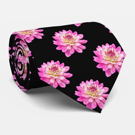 Chrysanthemum Pattern - Full Color ネクタイ (ロール)