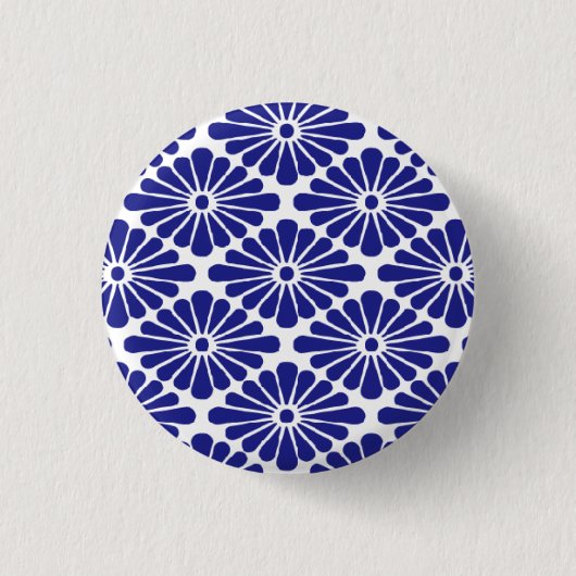 chrysanthemum petals badge 缶バッジ (正面)
