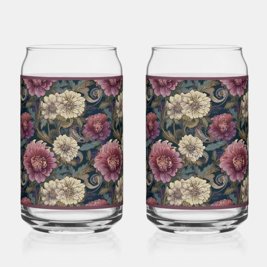 Chrysanthemum Soda Glass  ガラス缶 (裏面)