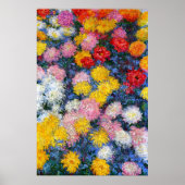 Chrysanthemums by Claude Monet ポスター (正面)