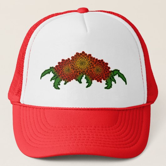 Chrysanthemums Motif キャップ (正面)
