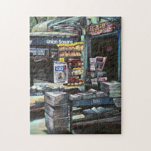 Chrysocolia Morning, Union Square, NYC ジグソーパズル (縦)