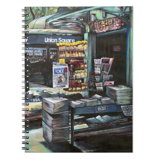 Chrysocolia Morning, Union Square, NYC ノートブック (正面)