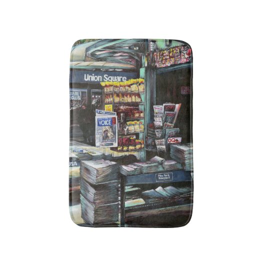 Chrysocolia Morning, Union Square, NYC バスマット (正面縦)