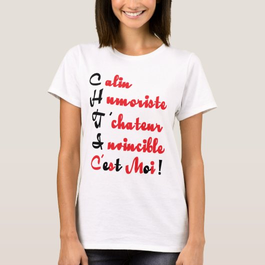 CHTI C EST MOI.PNG Tシャツ (正面)