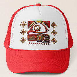 Chu Mtuアフリカフォークアート キャップ