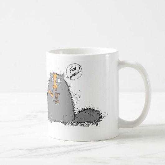 「Chub Chub現在の」のマグ コーヒーマグカップ (右)