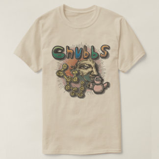 Chubbsコラージュアートグラフィック Tシャツ