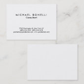 Chubbyミニマルモダンリストコンサルタント名刺 名刺 (正面/裏面)