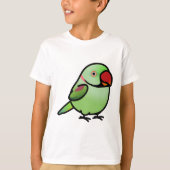 Chubby Alexandrine Indian Ringneck Parakeet Tシャツ (正面)