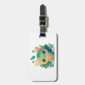 Chubby baby Butterfly ラゲッジタグ (正面縦)