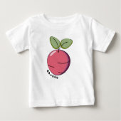 Chubby Beet ベビーTシャツ (正面)