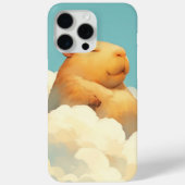 Chubby Capybara Staying on a Cloud Case-Mate iPhoneケース (裏面)