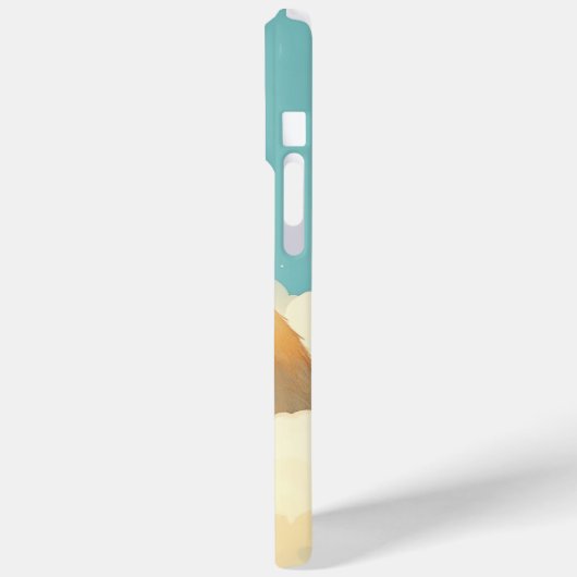 Chubby Capybara Staying on a Cloud Case-Mate iPhoneケース (裏面 / 左)