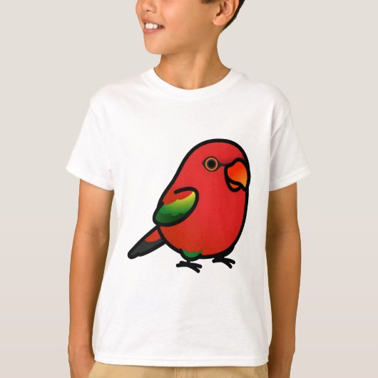 Chubby Chattering Lory Lorikeet Tシャツ (正面)