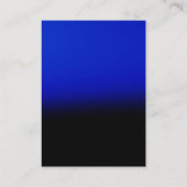 Chubby Clean Blue Black Managerの名刺 名刺 (裏面)