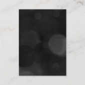 Chubby Gray Black Monogram Manager Business Card 名刺 (裏面)