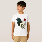 Chubby Japanese Bantam Rooster Tシャツ (正面フル)
