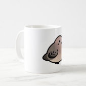 Chubby Mourning Dove コーヒーマグカップ (正面左)