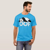 Chubby Panda Oof Internet Video Gaming Gamer Tシャツ (正面フル)