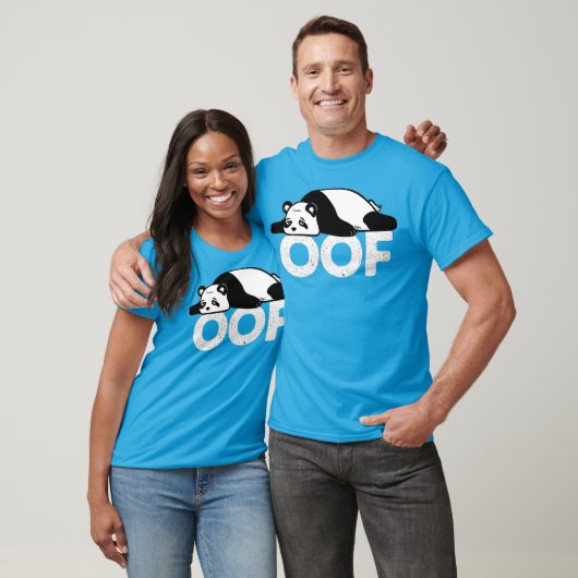Chubby Panda Oof Internet Video Gaming Gamer Tシャツ (ユニセックス)