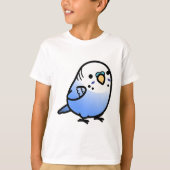 Chubby Violet Budgie Tシャツ (正面)