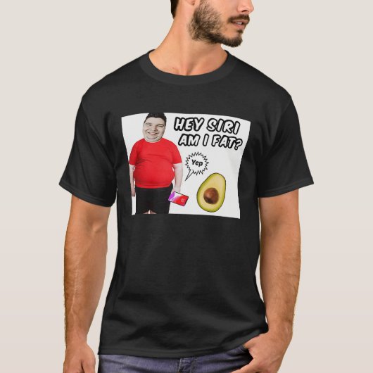 Chubby Weight Water Fat Nikocado Avocado Meme Pun  Tシャツ (正面)