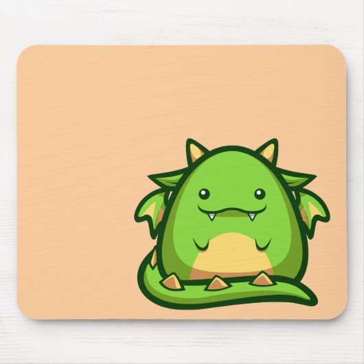 Chubsのドラゴンのマウスパッド マウスパッド (正面)