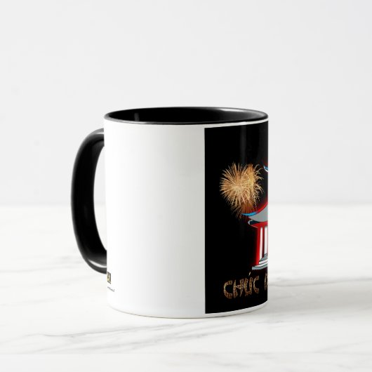 Chuc Mung Nam Moiのベトナムの新年の月年 マグカップ (正面左)