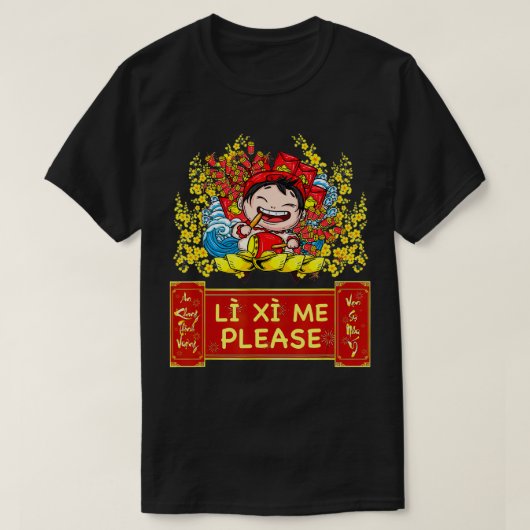 Chuc Mung Nam Moi 2021李西米下さい Tシャツ (デザイン正面)