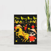 Chuc Mung Nam Moi Binh Ngo Tet 2026 Vietnamese Gir カード (正面)