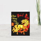 Chuc Mung Nam Moi Binh Ngo Vietnamese Lunar New Ye カード (正面)