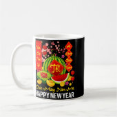 Chuc Mung Nam Moi Happy Lunar New Year Vietnamese コーヒーマグカップ (左)
