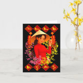 Chuc Mung Nam Moi Tet Binh Ngo 2026 Vietnamese Gir カード (黄色い花)