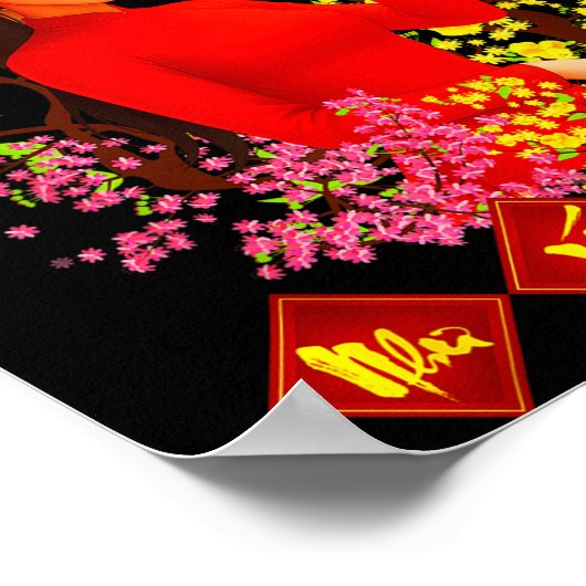 Chuc Mung Nam Moi Tet Binh Ngo 2026 Vietnamese Gir ポスター (角)