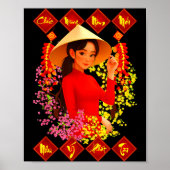 Chuc Mung Nam Moi Tet Binh Ngo 2026 Vietnamese Gir ポスター (正面)