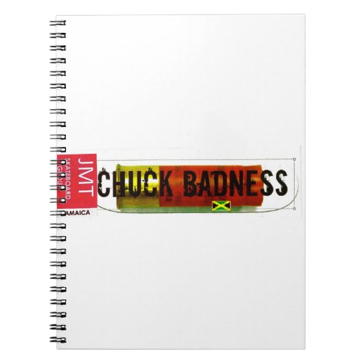 CHUCK BADNESS /TST グッズ ノートブック (正面)