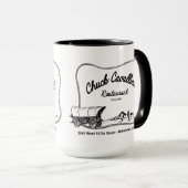 Chuck Cavallin's Restaurant, Midlothian, IL マグカップ (正面右)