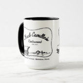 Chuck Cavallin's Restaurant, Midlothian, IL マグカップ (正面左)