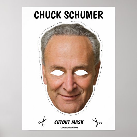 CHUCK SCHUMER Halloween Mask ポスター (正面)