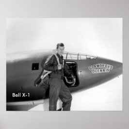 Chuck Yeager Bell X-1ポスター16"x20" ポスター