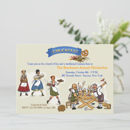 Chuckfest Feast Invitation 招待状 (スタンド正面)